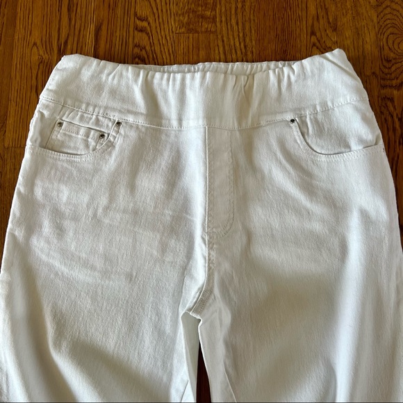 BLAIR Size 12 Petite White Pants Jeans - Picture 2 of 7